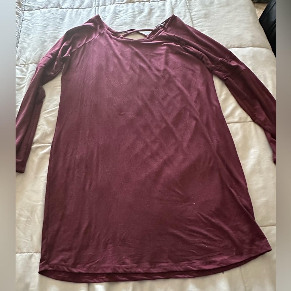 Maroon dress